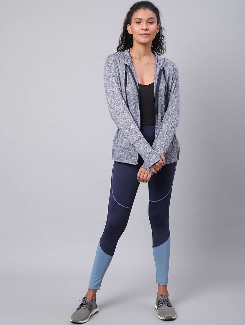 high rise contrast detail track pant - 17749789 -  Standard Image - 3