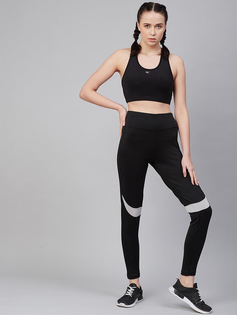 high rise contrast detail track pant - 17749805 - Standard Image - 3