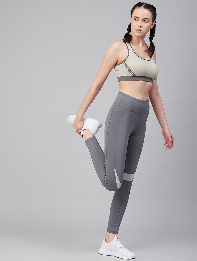 high rise contrast detail track pant - 17749806 - Standard Image - 3
