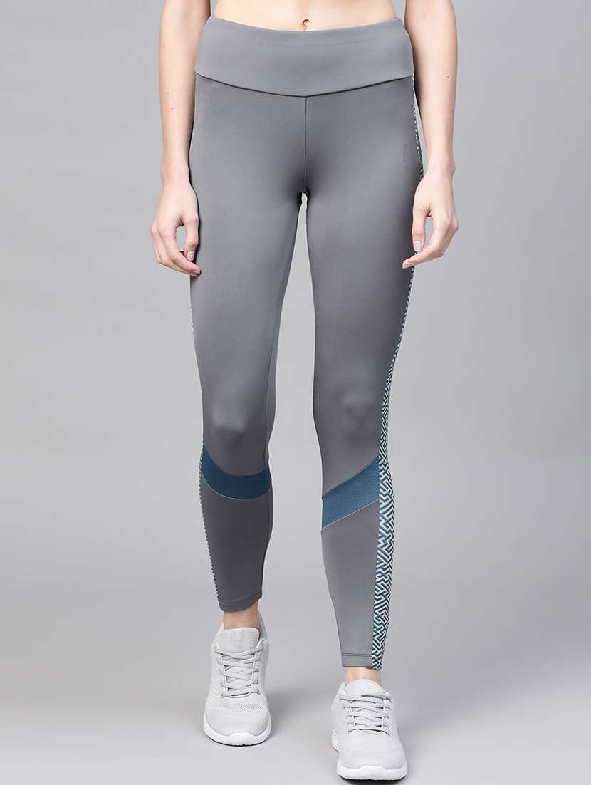 high rise contrast detail track pant - 17749814 -  Zoom Image - 0