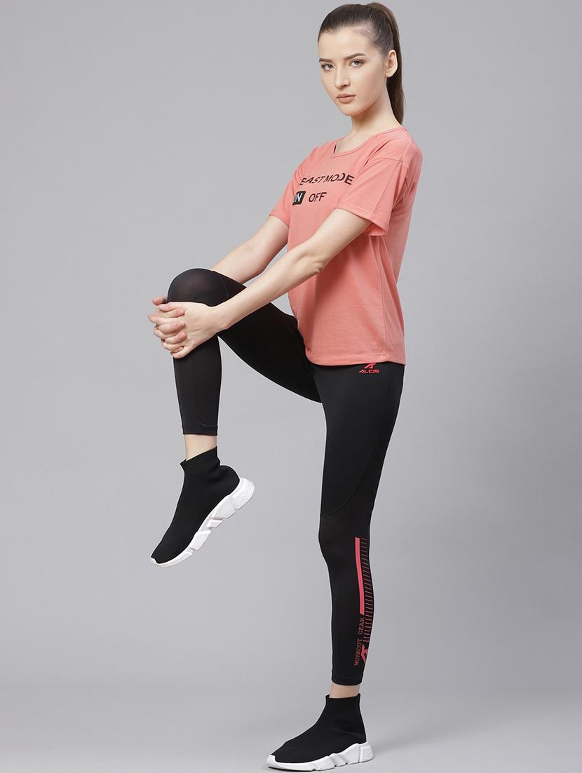 high rise solid track pant - 17749818 - Standard Image - 3