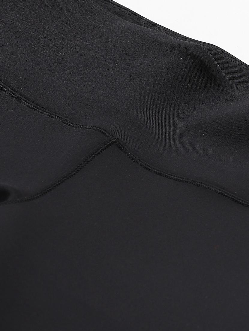 high rise solid track pant - 17749818 - Standard Image - 5