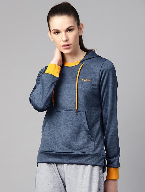 hooded neck solid sweatshirt  - 17749860 -  Standard Image - 0