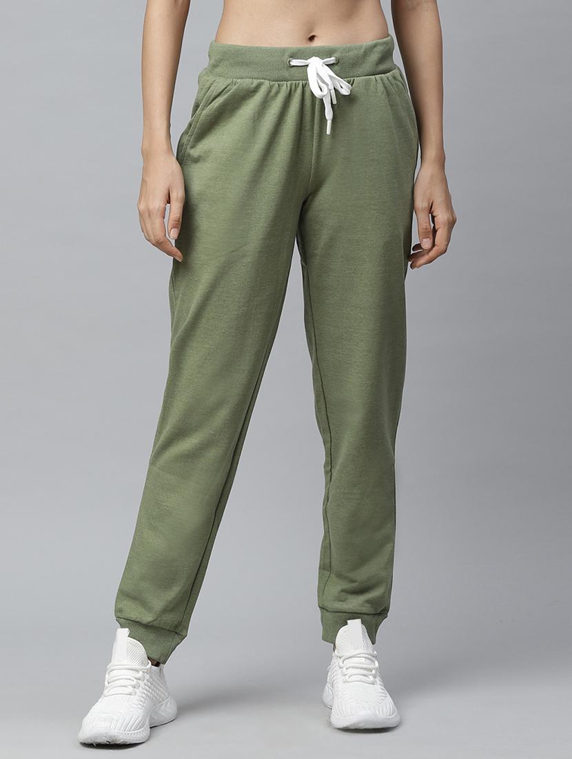 drawstring waist solid track pants  - 17749871 -  Zoom Image - 0