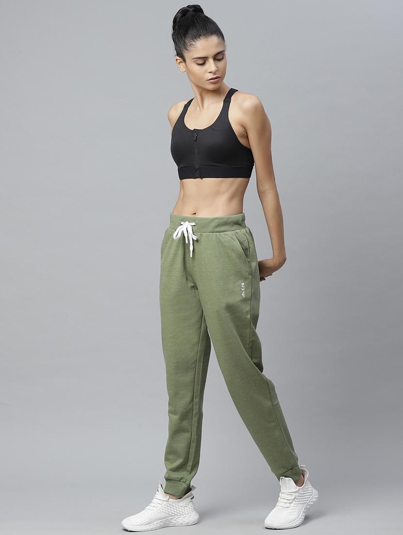 drawstring waist solid track pants - 17749871 - Standard Image - 3