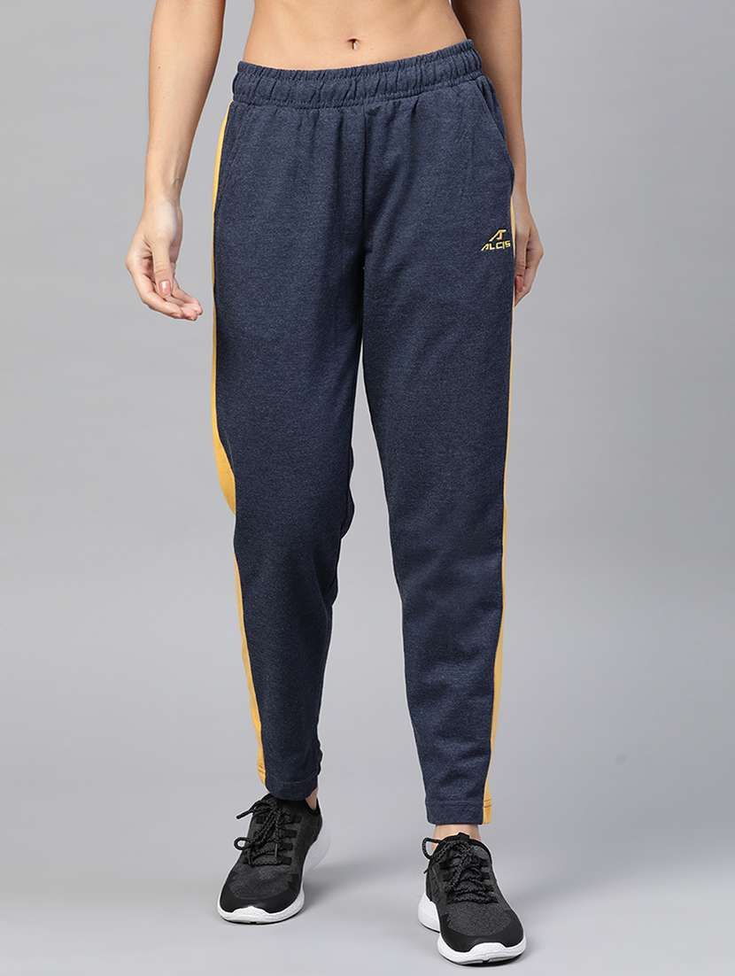 side tape mid rise track pants - 17749873 - Zoom Image - 0