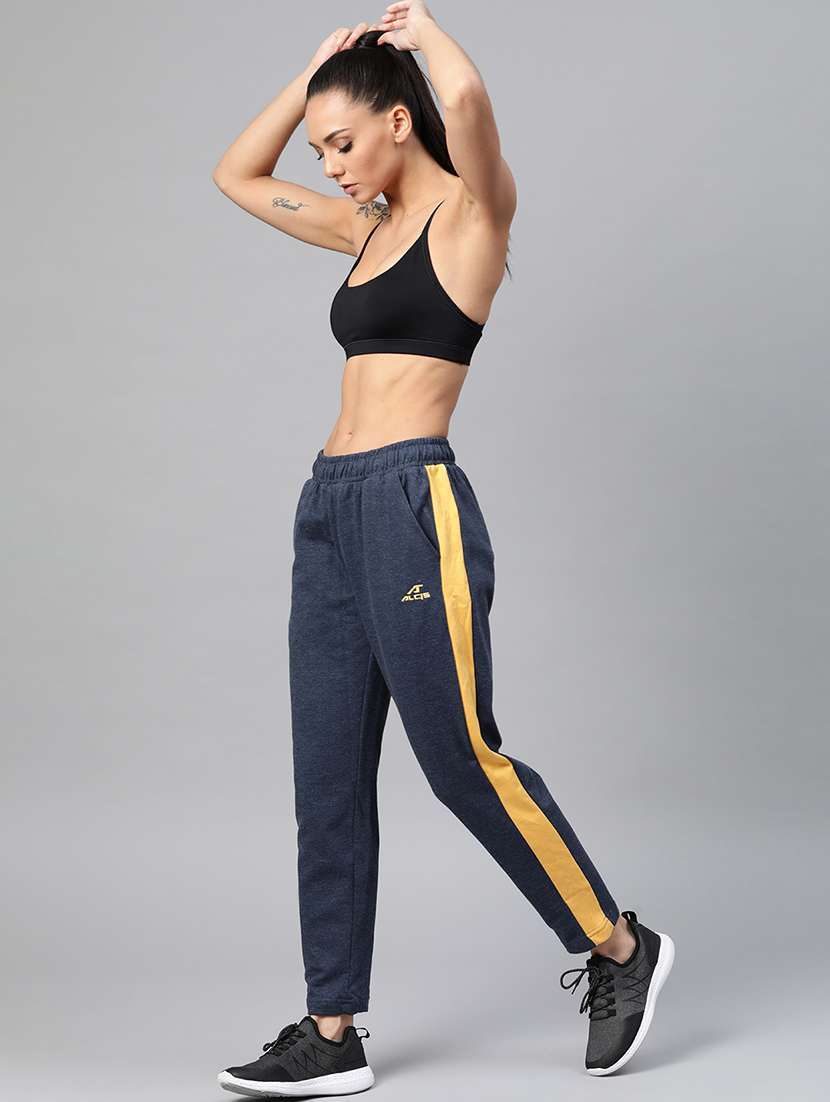 side tape mid rise track pants - 17749873 - Standard Image - 3