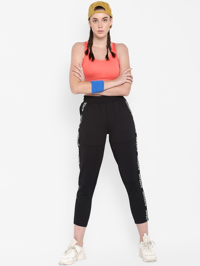 high rise side tape track pants - 17749879 - Standard Image - 3