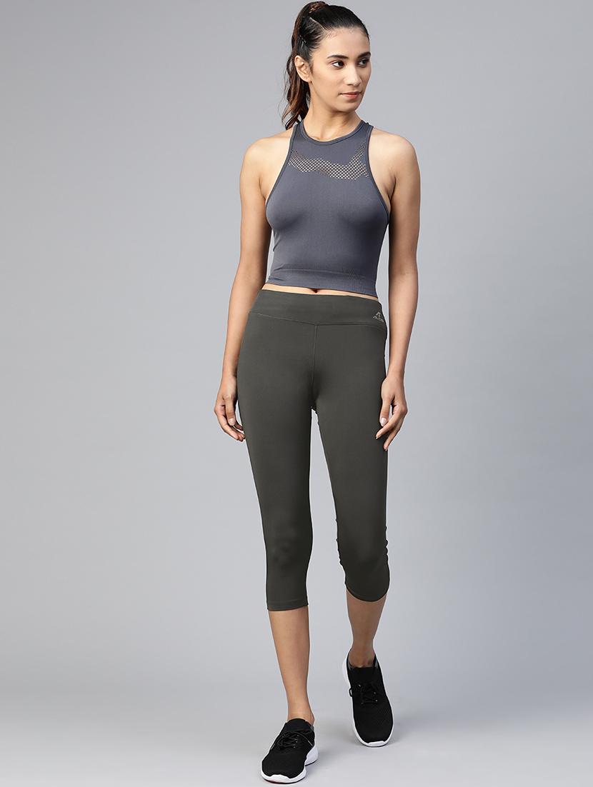 high rise sports capri - 17750614 - Standard Image - 3