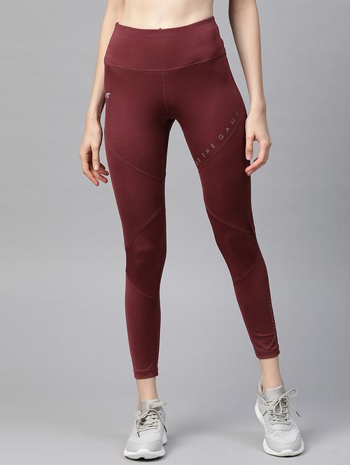 high rise solid leggings - 17750625 - Standard Image - 0