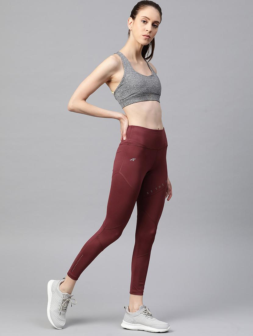 high rise solid leggings - 17750625 - Standard Image - 3