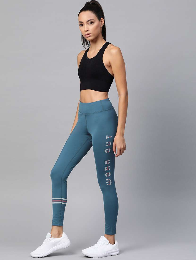 high rise printed leggings - 17750628 - Standard Image - 3