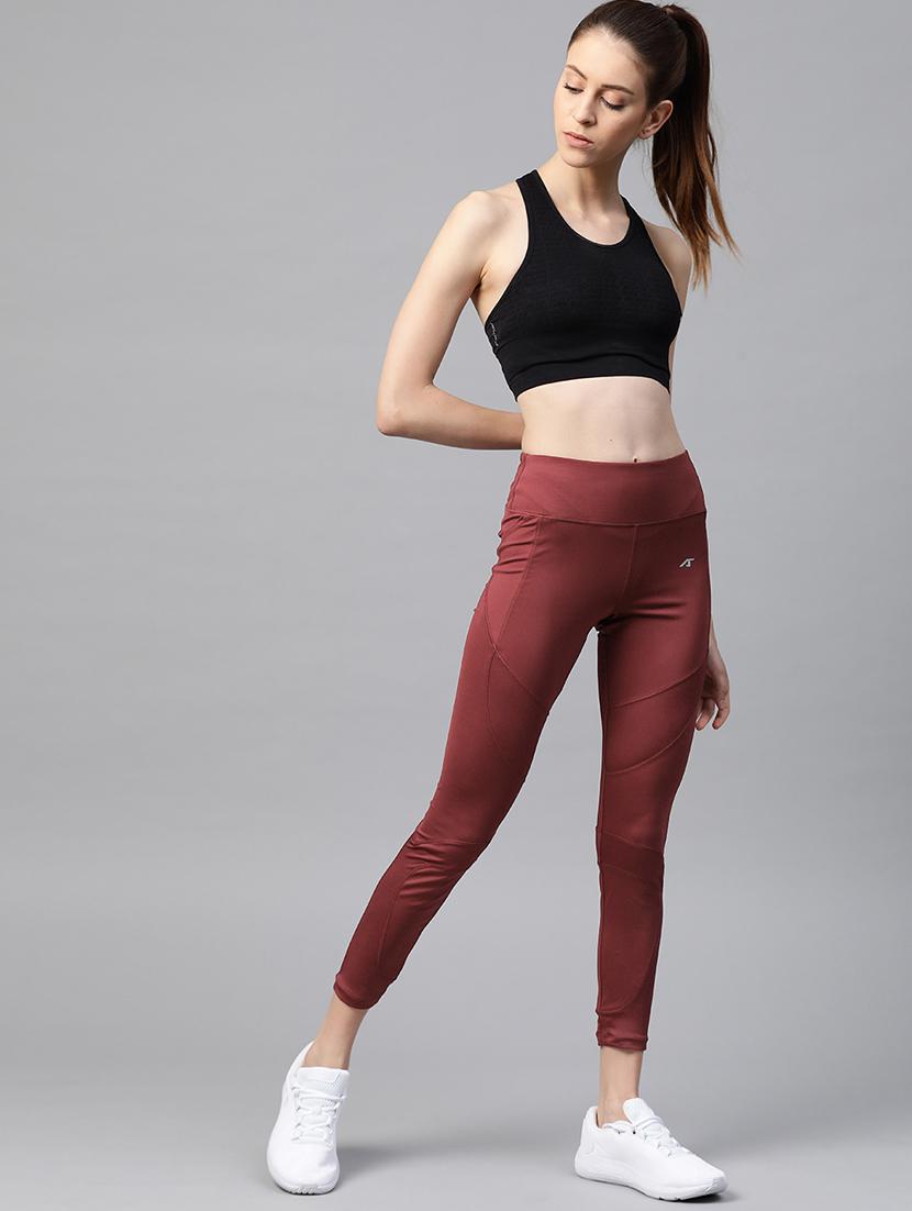 brown polyester leggings - 17750647 - Standard Image - 3