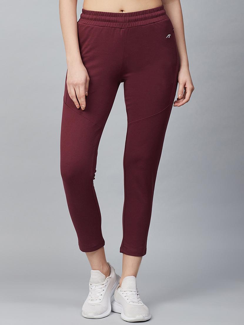 brown cotton track pants - 17750659 -  Zoom Image - 0