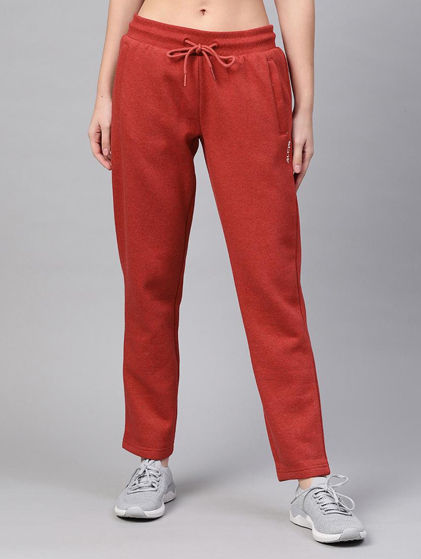 red cotton track pants - 17750670 - Zoom Image - 0