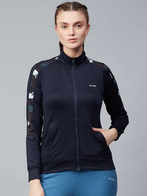 navy blue polyester sweatshirt - 17750689 - Standard Image - 0