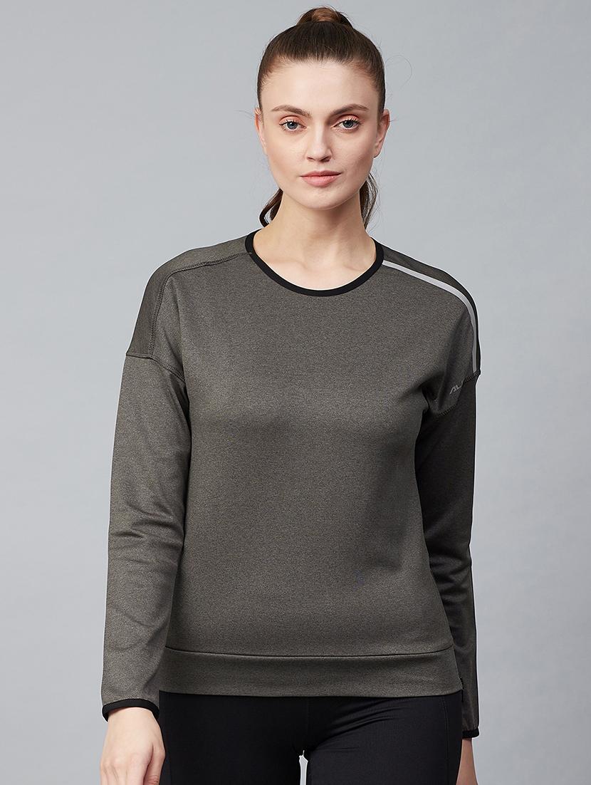 grey polyester sweatshirt