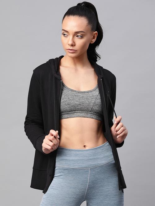 black cotton sweatshirt - 17750703 - Standard Image - 0