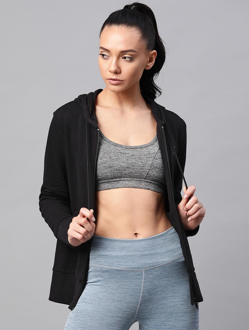 black cotton sweatshirt - 17750703 - Zoom Image - 0