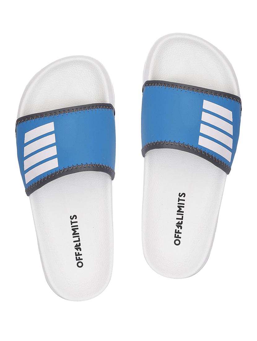 blue slip on flip flops - 17750765 -  Zoom Image - 0