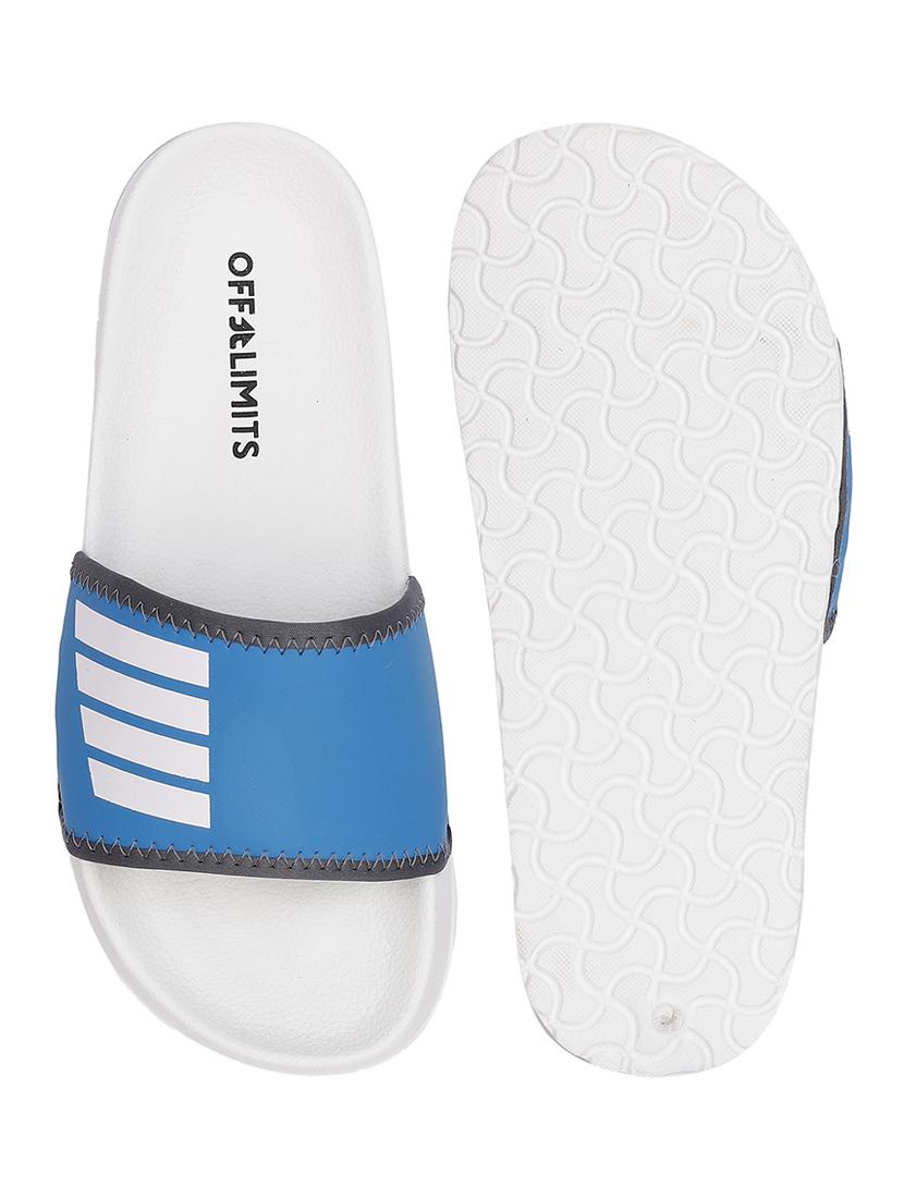 blue slip on flip flops - 17750765 - Standard Image - 5