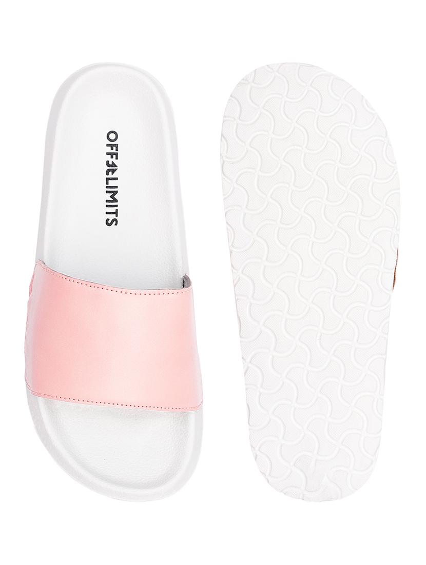 pink slip on flip flops - 17750768 - Standard Image - 5