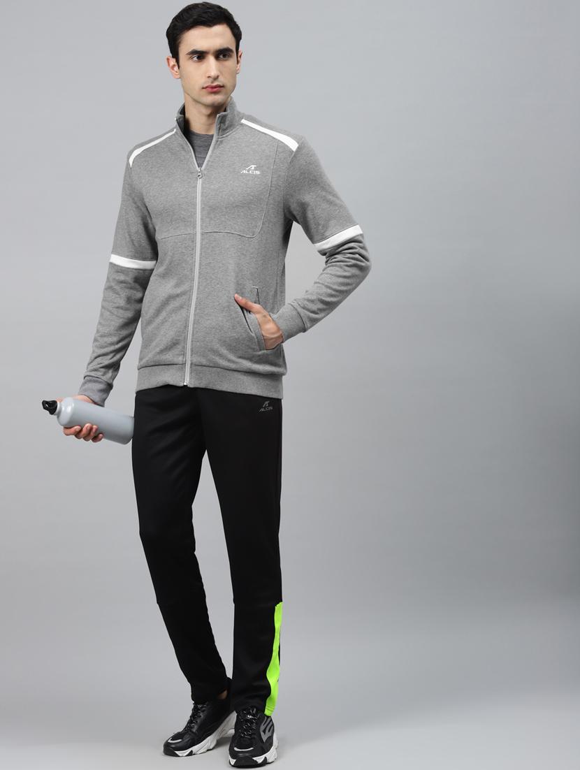 grey taped casual jacket - 17750868 - Standard Image - 3