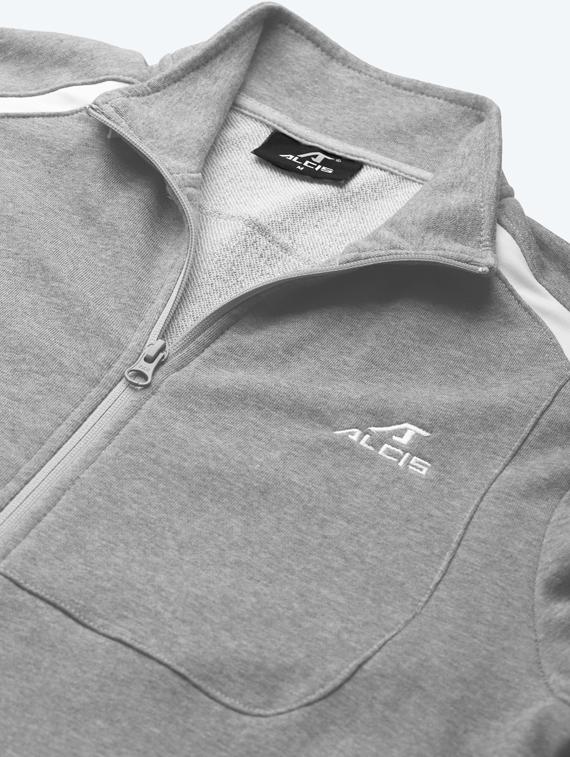 grey taped casual jacket - 17750868 - Standard Image - 5