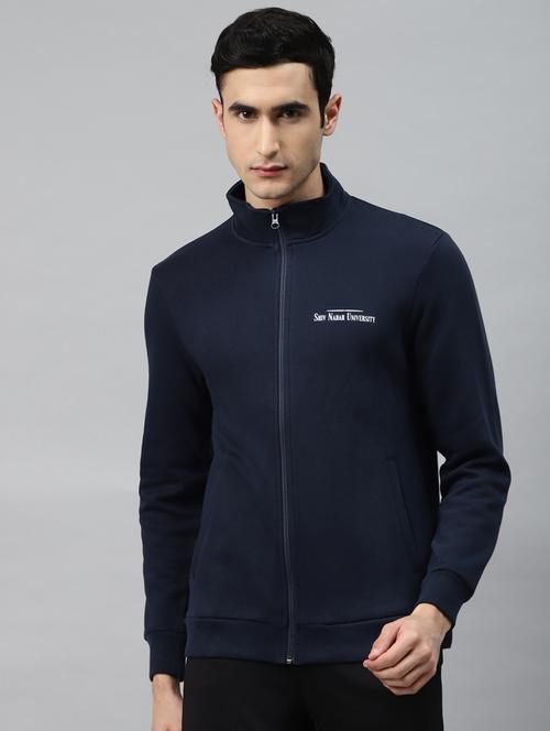 navy blue solid sweatshirt - 17750874 -  Standard Image - 0