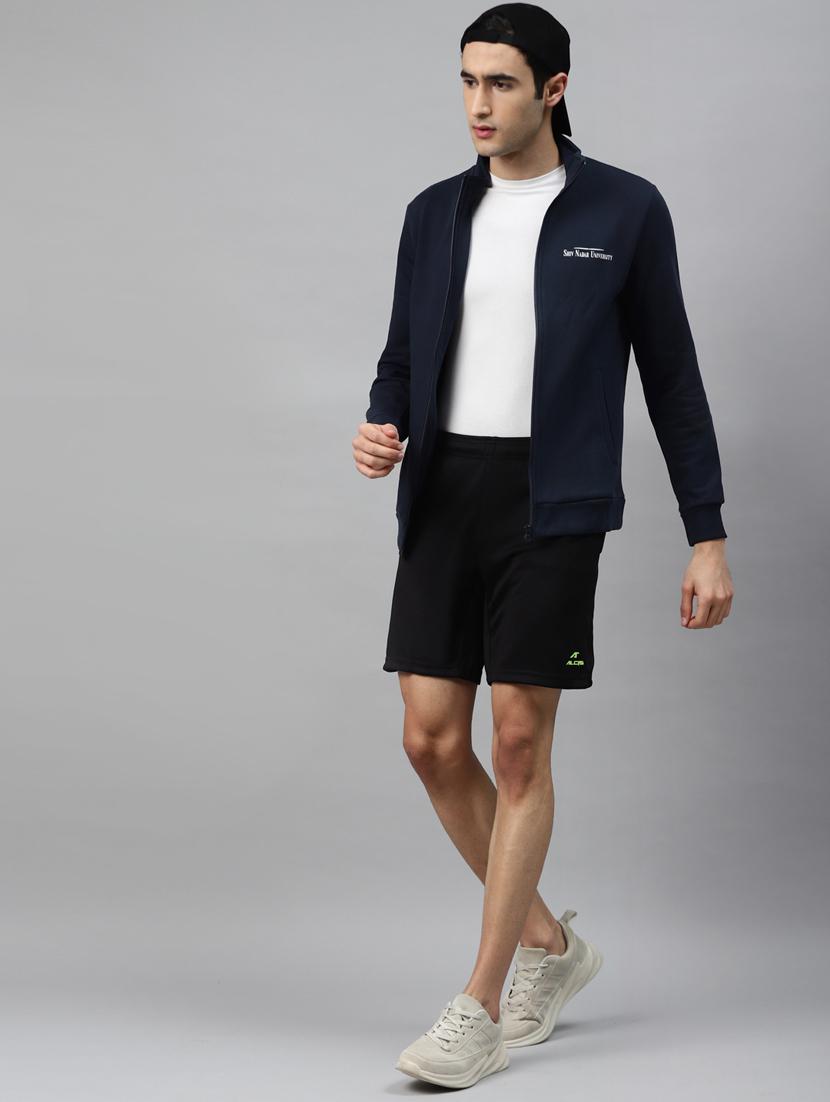 navy blue solid sweatshirt - 17750874 - Standard Image - 3