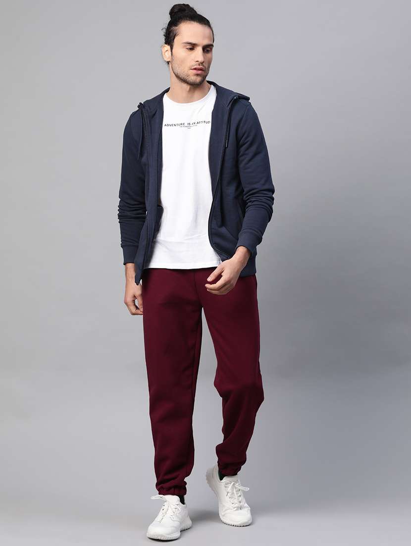 navy blue solid sweatshirt - 17750879 - Standard Image - 3