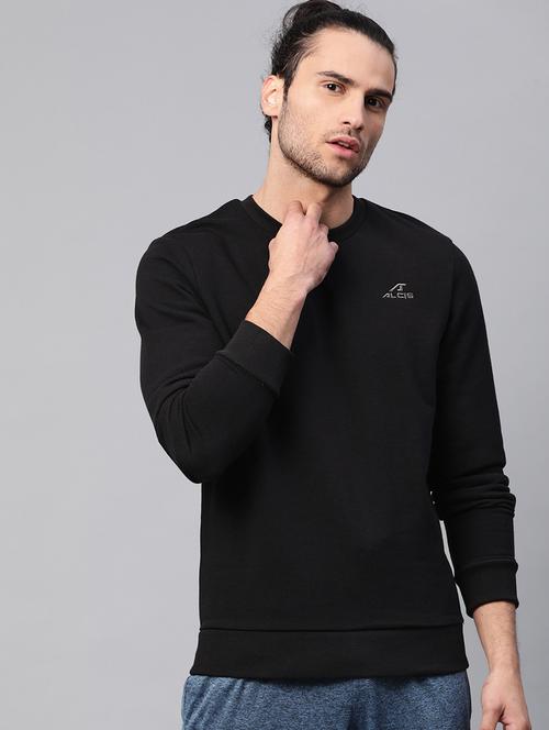 black solid sweatshirt - 17750884 -  Standard Image - 0