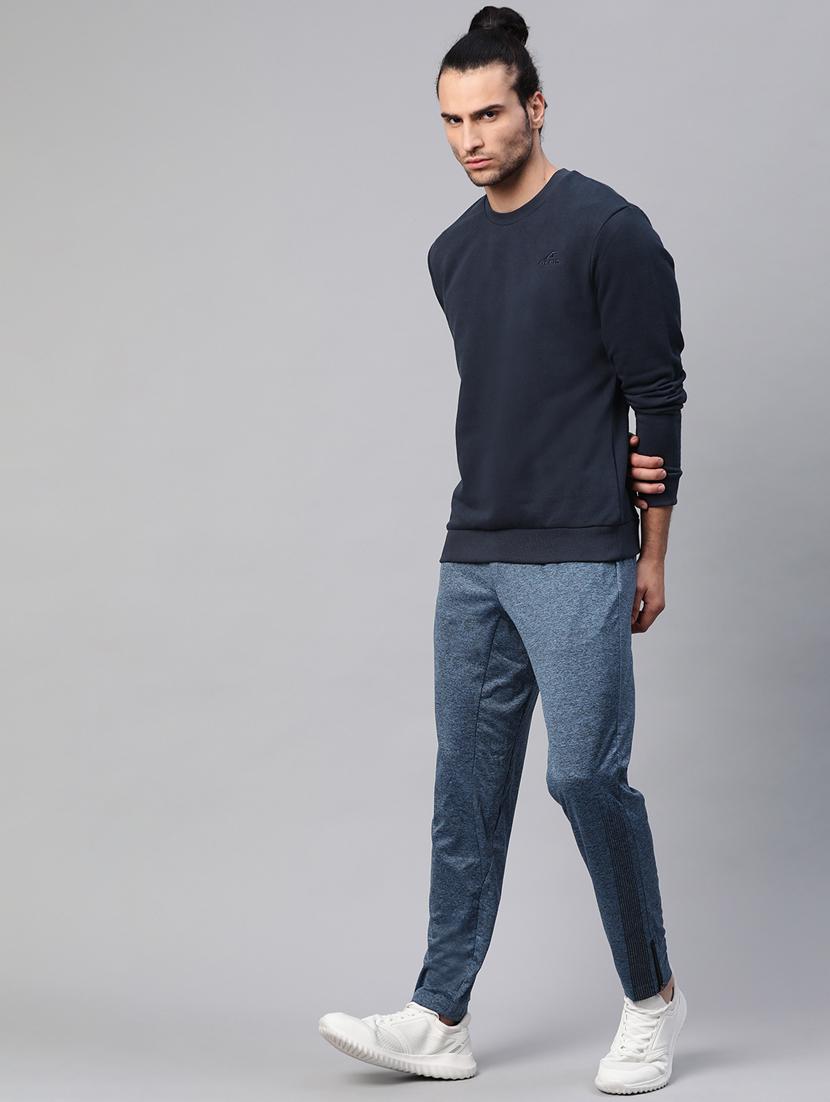 navy blue solid sweatshirt - 17750886 - Standard Image - 3