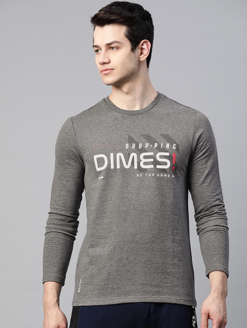 grey printed sweatshirt - 17750894 -  Zoom Image - 0