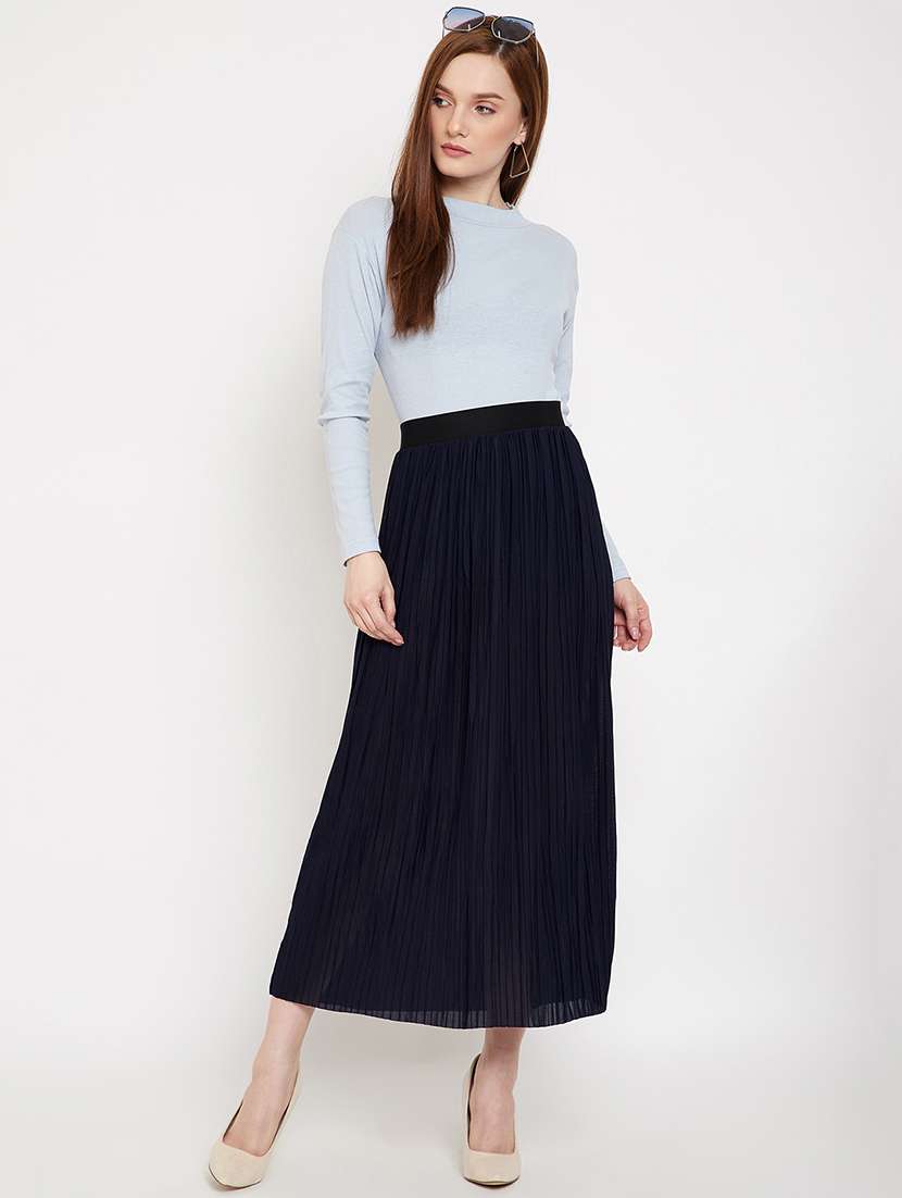 high rise accordion pleated skirt  - 17750923 -  Standard Image - 3