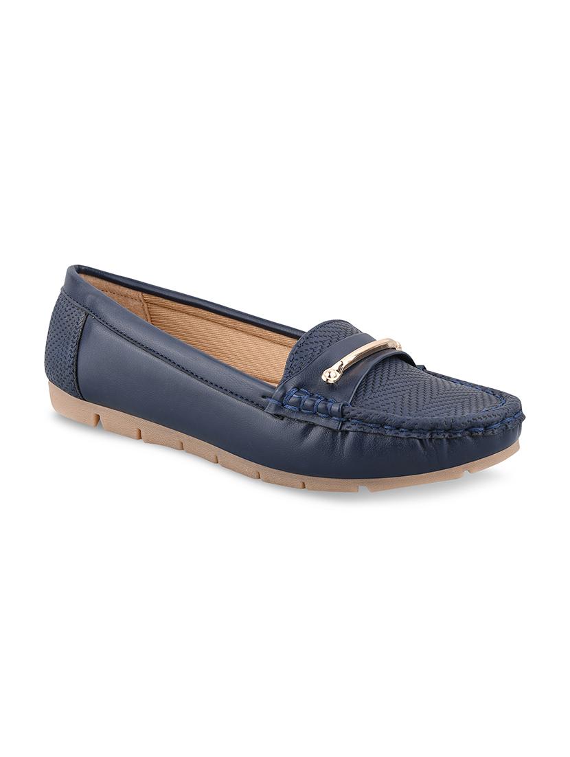 blue synthetic slip on casual shoes - 17750956 - Zoom Image - 0