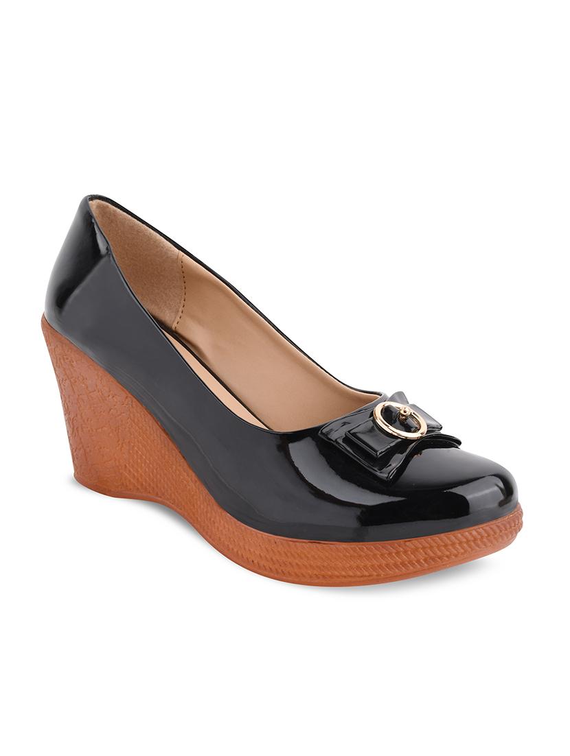 calzado women's casualwear beige color solid pumps heels belliey shoes - 17750971 - Zoom Image - 0