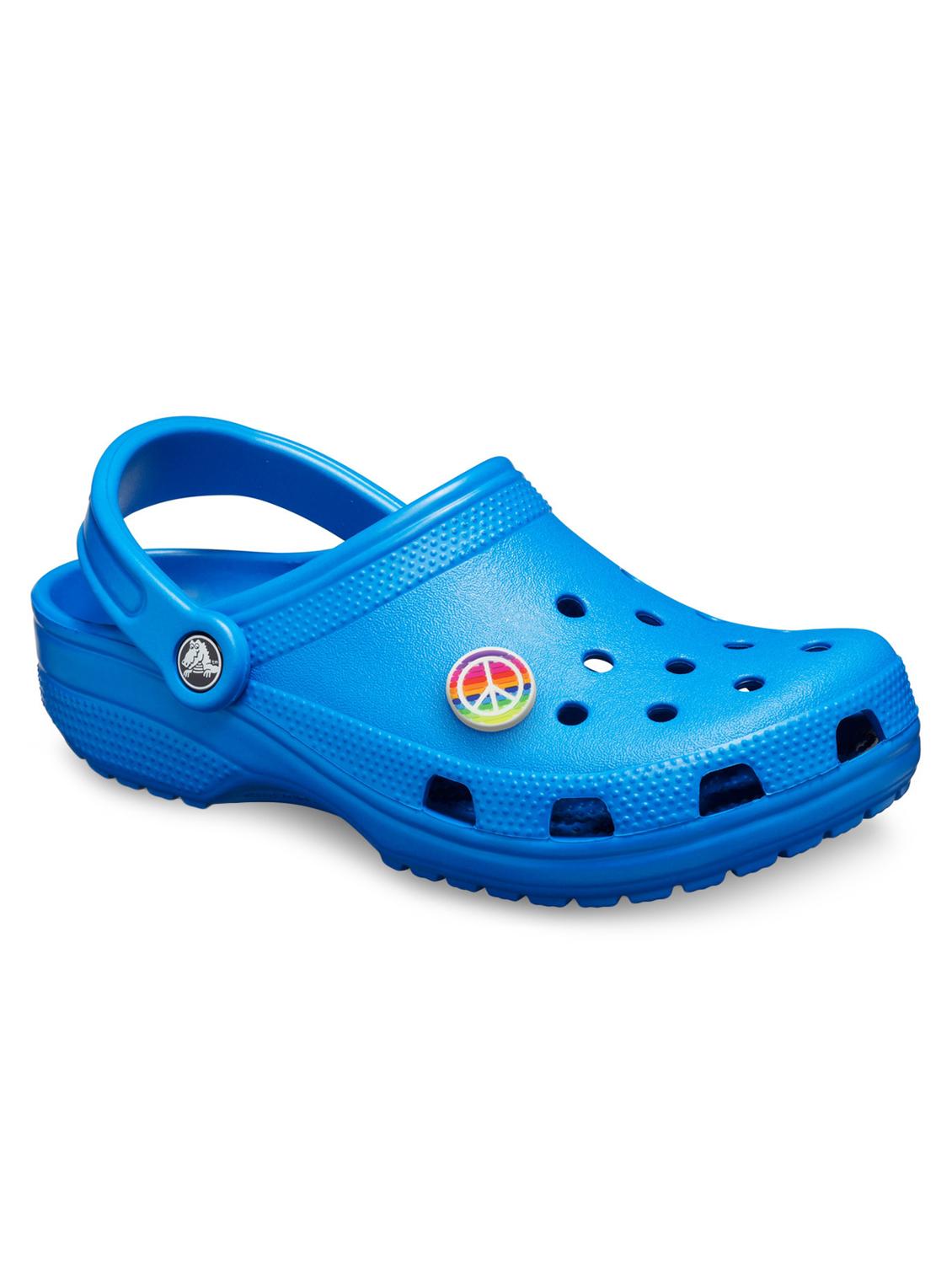 blue croslite back strap sandals