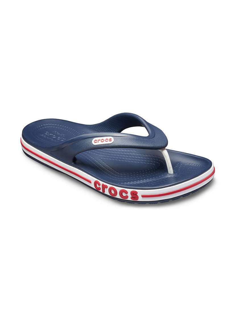 Buy online Navy Croslite Slip On Flip Flops from Slippers, Flip