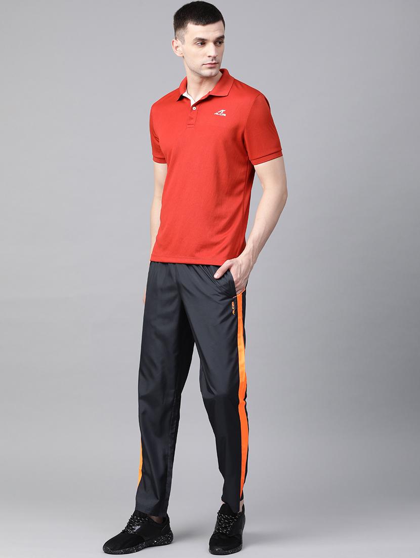 navy blue side taped full length track pant - 17751815 - Standard Image - 3