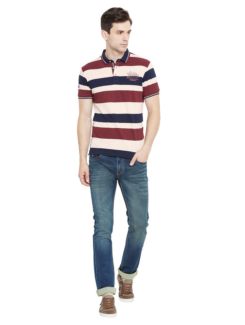 red striped polo t-shirt - 17751879 - Standard Image - 3