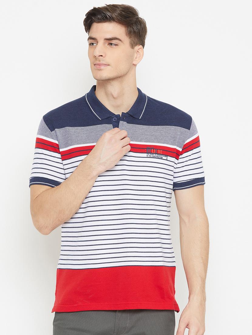 red striped polo t-shirt - 17751936 -  Zoom Image - 0