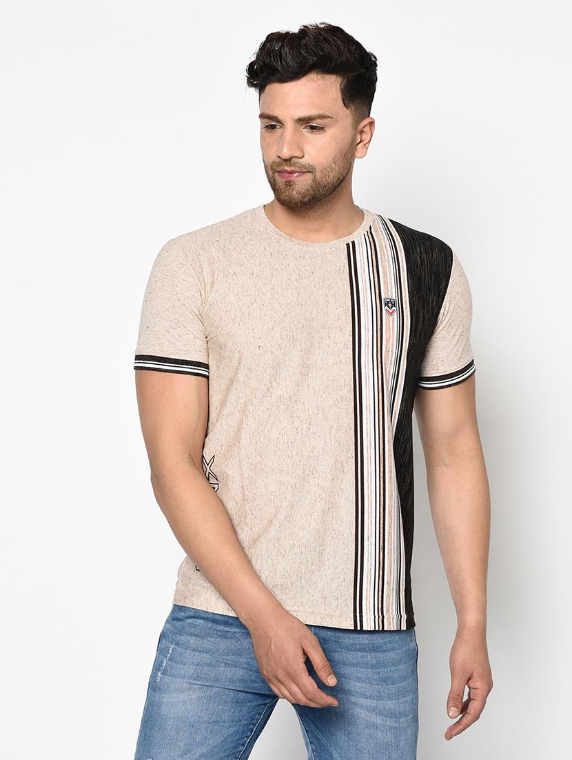 beige striped t-shirt - 17751984 - Zoom Image - 0
