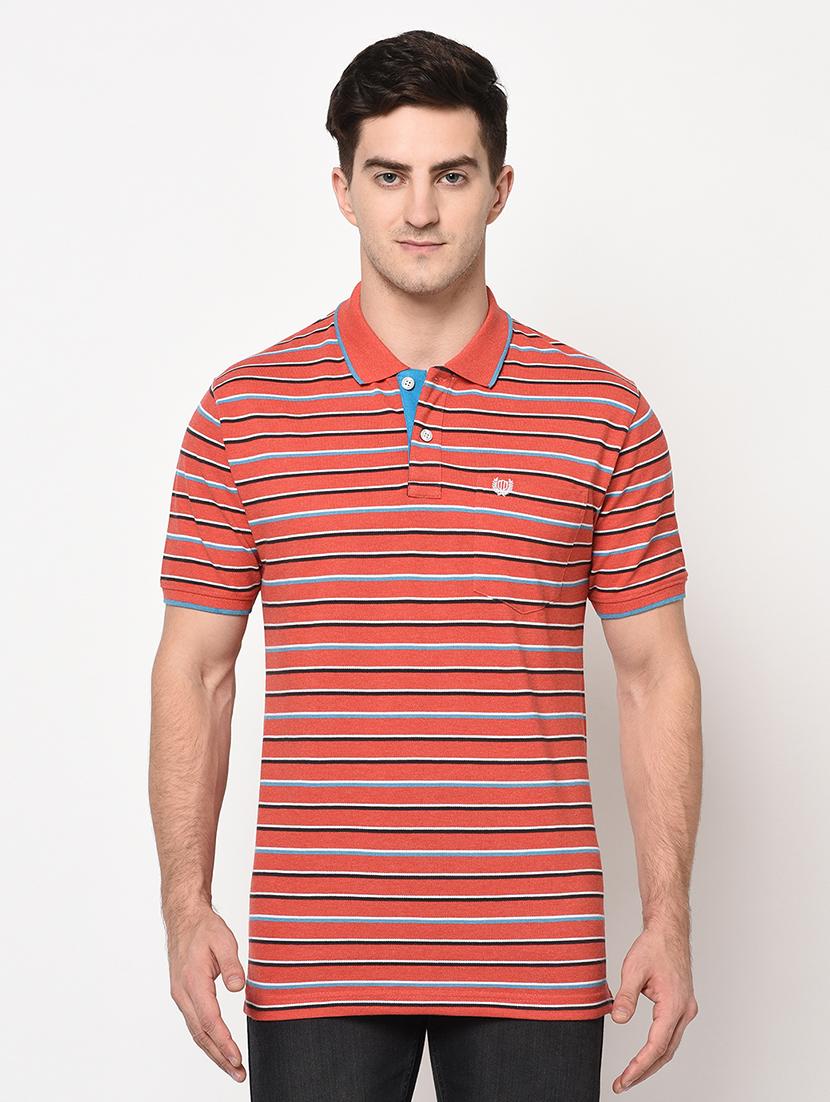 red striped polo t-shirt - 17752002 - Zoom Image - 0