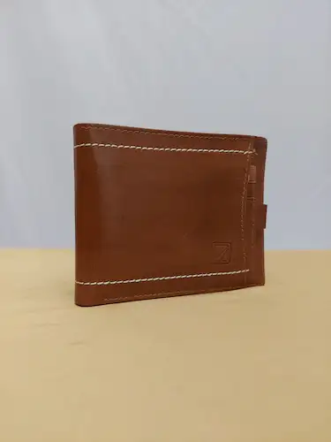 leather tan color men wallets - 17752182 - Zoom Image - 0