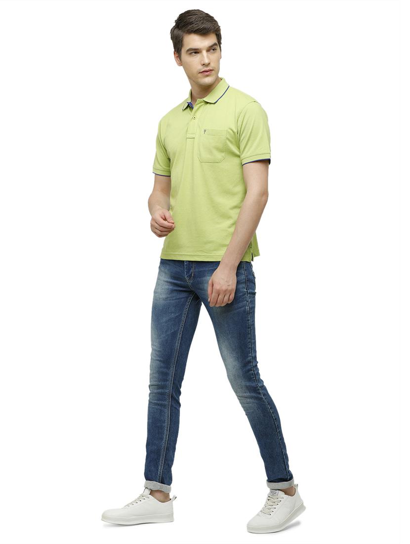 men solid short sleeve regular fit polo t-shirt - 17753284 - Standard Image - 3