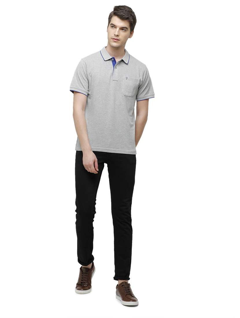 men solid short sleeve regular fit polo t-shirt - 17753288 -  Standard Image - 3