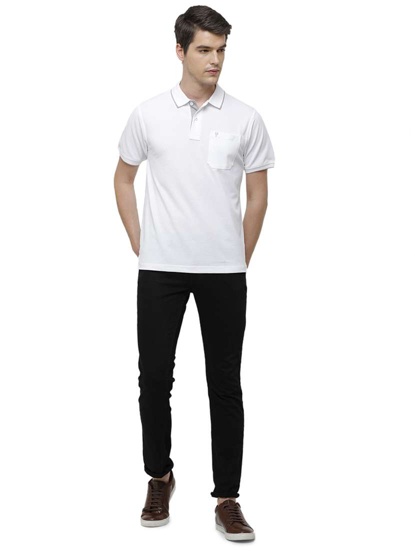 men solid short sleeve regular fit polo t-shirt - 17753293 -  Standard Image - 3