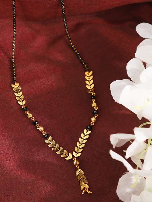 gold plated mangalsutra - 17753317 - Standard Image - 0