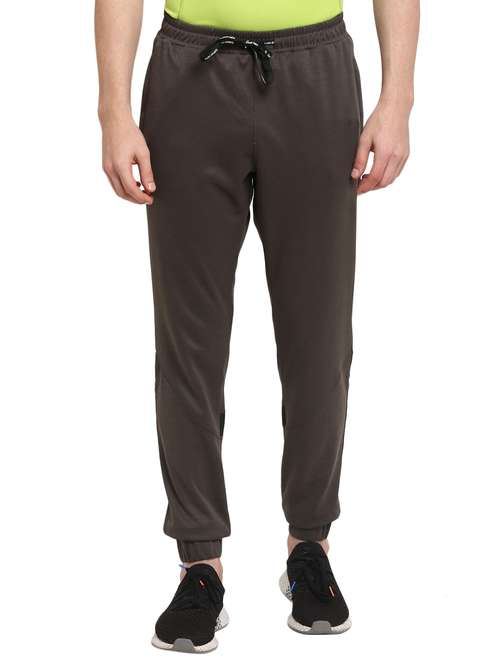 brown solid jogger - 17753319 - Standard Image - 0